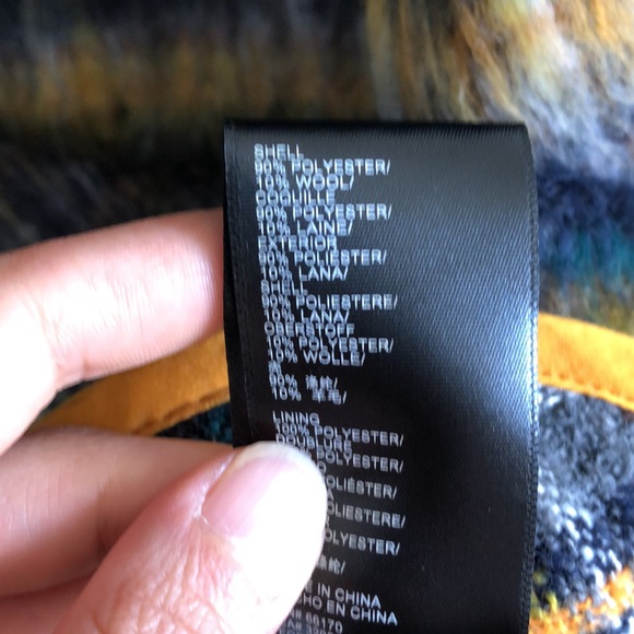 Urban Outfitters oversized plaid wool blend shacket - Picture 8 of 9